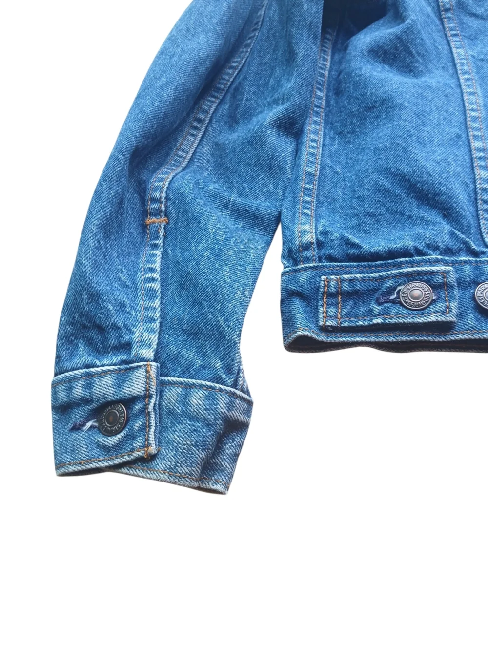 Levi's Vintage Size 40R Made In USA Medium Blue Denim Jacket